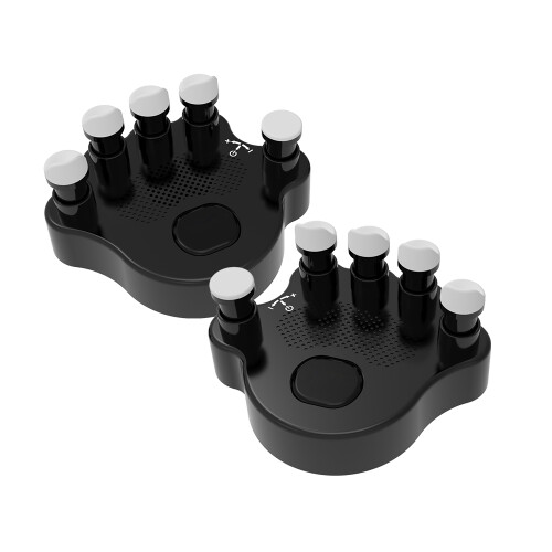 2Pcs Piano Hand Corrector 12.2x10.2x6.2cm Green 2