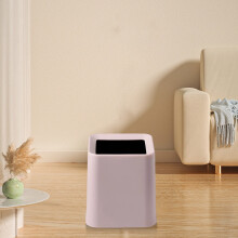 Mini Desktop Trash Can, Double-Use Small Garbage Bin for Office, Study, Living Room, Coffee Table, No Lid, Modern Simple Design