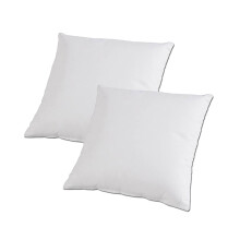 2 stuks sierkusseninzetten (51 x 51 cm, 400 g), zacht en ademend non-woven, wit, voor bank/woonkamer/sofa/bed