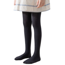Toddler Girls Tights Dance Footed Leggings Ultra Soft Stockings for Kids Students Black 9-12 Years