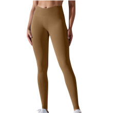 Magas derekú jóganadrág, leggings nőknek, egyszínű, edzőnadrág, Nine Cent, olívazöld