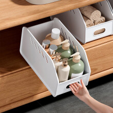 Pantry Organization and Storage Bins, Seasoning Packet Organizer, Plastic Storage Caddy for Kitchen, Pantry, Cabinet, Countertop, White