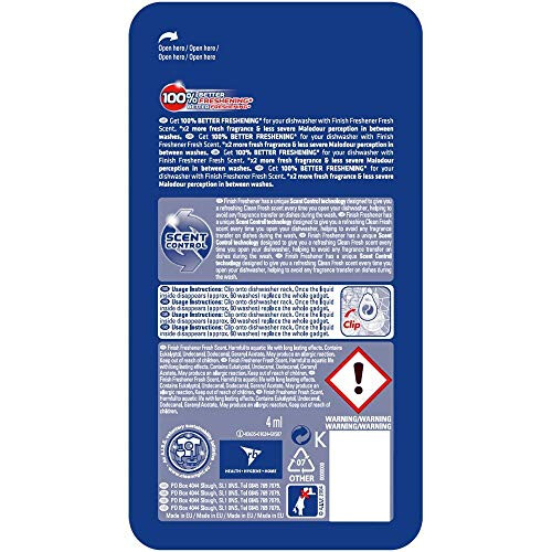 Finish Finish Dishwasher Deodorant Odour Stop (Pack of 5) 1