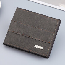 Herrnalise Men's Bifold Wallet, Gray
