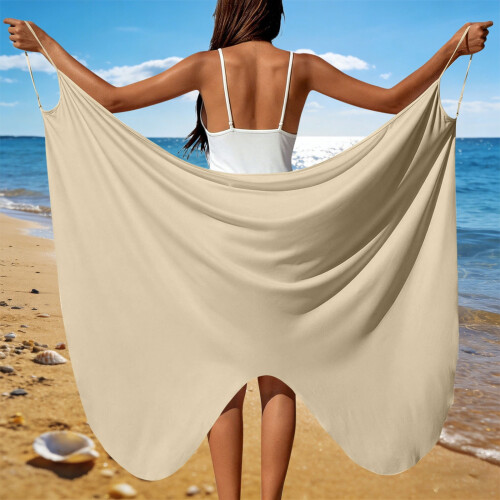 Women's Spaghetti Strap Wrap Dress Lightweight Beach