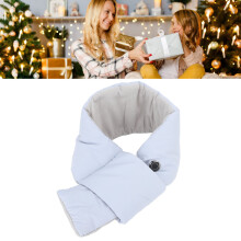 USB-Heizschal für Männer und Frauen, 3 Temperatureinstellungen, Blau, 105cm