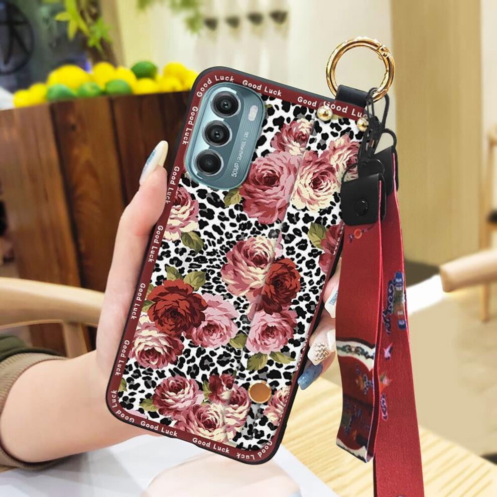 Moto G Stylus 5G 2022 Phone Case With Kickstand Wristband 939152623006