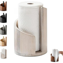 Mountain Paper Towel Holder with Iron Base, One-Handed Countertop Dispenser for Jumbo Rolls in Kitchen and Bathroom