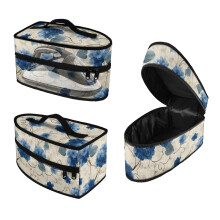 Steam Iron Case Hydrangeas Dustproof Garment Carrying Case for Travel Steam Iron, Case Only
