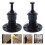 Pipe Handrail Bracket Black Iron 2 Pieces 1