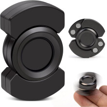 3-in-1 Fidget Spinner, Slider, Clicker 2025 Latest Portable Fidget Toys Adults for Stress Relief, Focus and Anxiety Reduction, Fun Accessory