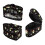 Christmas Frog Bandian Pattern Protective Travel Iron Storage Case Polyester Lightweight with Handle and Zipper, Bag Only 1