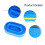 Tabanzhe Cleaning Brush - Hand Tool Three Layer Multi-functional Cleaning Brush with Handle Comfortable Hold Save Time Suitable for Kitchen Bathroom 3