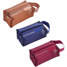 3PCS Portable Square Mesh Storage Bags, 4.332.76in Zipper Cosmetic Bags – Travel Toiletry & Makeup Organizer