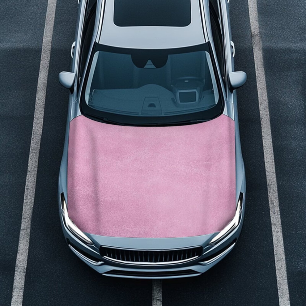 Car Hood Cover, Waterproof Elastic Hood Covers For Car Universal Auto Decorative Accessories For Sedans Suvs Trucks Light/Pink 9023022561268