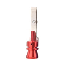 Universal Turbo Sound Whistle Modified Exhaust Pipe Sender Aluminum Alloy Tail Whistle Imitator Motorcycle Tailpipe Noise Sound Enhancer Red