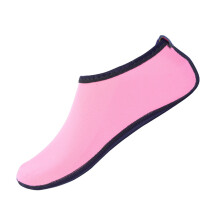 Kids Toddler Water Shoes Barefoot Quick-Dry Aqua Socks for Boys Girls Baby with Non-Slip Rubber Sole Pink 3-4 Years