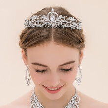 Crystal Tiara Crown with Rhinestones for Women Wedding