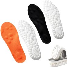 Semelles intérieures 4D Cloud pour hommes et femmes – Mousse à mémoire de forme, découpables, respirantes, soutien de la voûte plantaire et