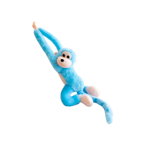 Monkey Plush Toy Blue 23.6 inch Long-Armed Soft Stuffed Doll 1