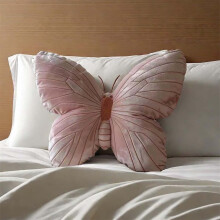 3D Butterfly Shaped Plush Throw Pillow – Decorative Floor/Couch Cushion for Living Room, Bed – Compatible with Home Decor