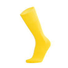 Sports Socks for Youth Breathable Wicking Elastic Ribbed Design Yellow 6-14 Years