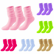 Slouch Socks Women Thigh High Boot Socks Soft Long Boot Socks for Women Stacked High Sock