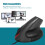 Verticale USB-muis met snoer, ergonomisch, 1600 dpi 2