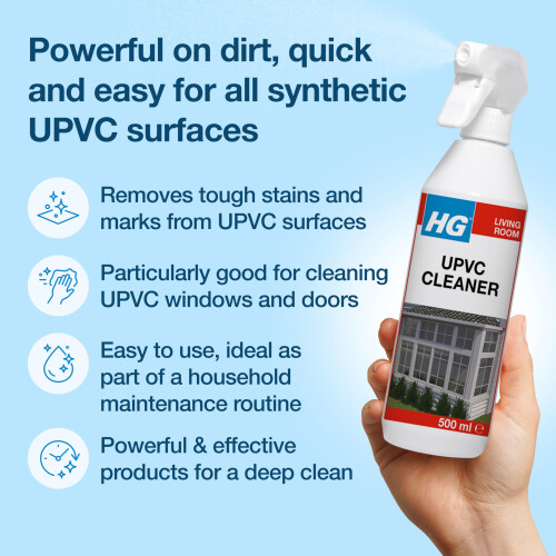 HG HG UPVC Powerful Cleaner, Quick & Easy, Ideal for Doors & Window Frames ? 500ml 2