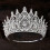 Tiara de cristal para mujer, ideal para bodas y cumpleaños. 8