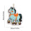 Horse-shaped hanging hand towels polyester kitchen bathroom 6