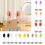 Realistic Soft Silicone Ear Model Practical Ear Studs Display Props Realistic Left and Right Human Ear Mannequin 8