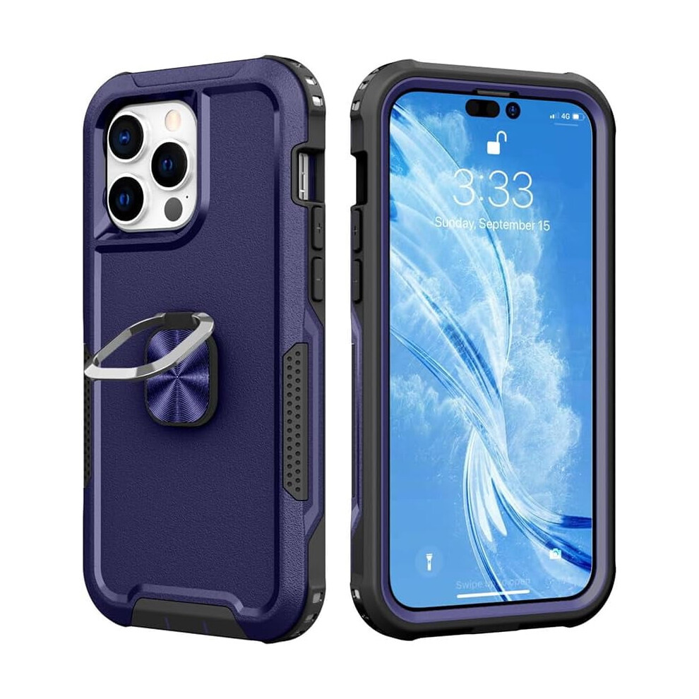 Iphone 15 Shockproof Anti-Drop Case 3-In-1 Blue 9101399780106