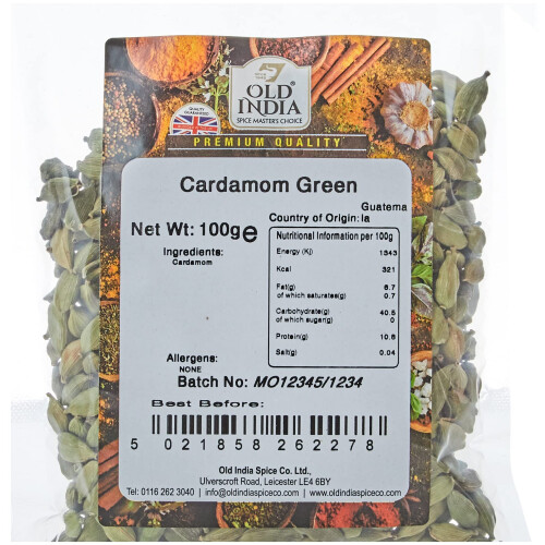 Old India Cardamom Green 100g 1