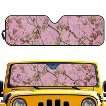 Foldable windshield sun shade for Jeep Wrangler TJ/JK/JKU
