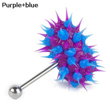 Windcarnival Unisex Cool Punk Hammer Shape Vibrating Tongue Bar Stud Body Piercing Jewelry
