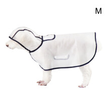 Portable Rainwear For Dogs, Pet Fashion Clothes Waterproof Transparent Dog Raincoat Hooded Rain Jacket For Outdoor Walks In Wet Weather