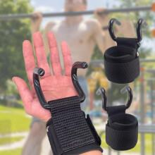 2PCS Weight Lifting Hooks, Lifting Hooks for Men/Women, Weightlifting Hooks for Gym, Pull up, Deadlifting