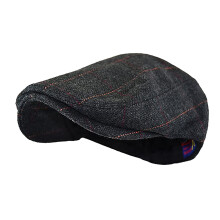 Men's Newsboy Cap, Flat Cap, Scally Cap – Soft Plaid Casual Breathable Winter Warm Beret, Cabbie Hat, One Size, Compatible with All Head Sizes