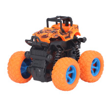 Durable ABS Plastic Monster Truck Toy With Impact Resistance Four Wheel Drive And Suspension Spring Action Friction Powered Vehicle For Children No