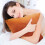 Housse de coussin décorative en velours orange 40 x 40 cm 5