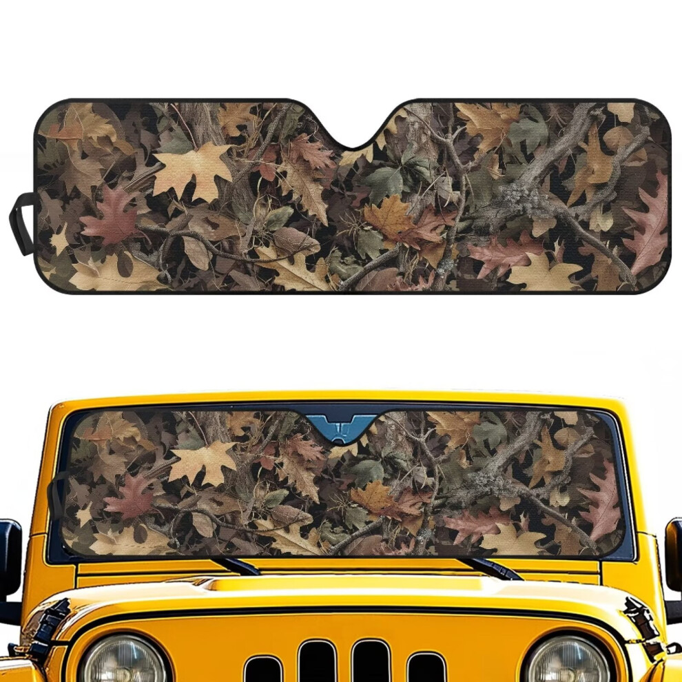 Aluminum Foil Windshield Sun Shade For Jeep Wrangler Uv 9101399799412
