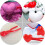 1Pc Red Plastic Clamp Snow Ball Making Tool with Comfortable Handle for Winter Fun 3