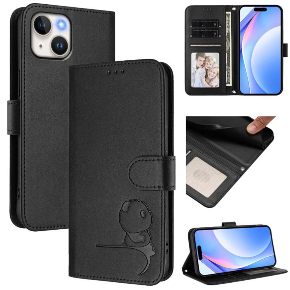 Iphone 13 Mini Embossed Leather Case With Rfid Wallet And 9101399799764