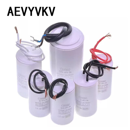 CBB60 Motor Run Capacitor 450V 3–100µF 1