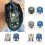 Encoder per rotella del mouse antipolvere, argento, 8 mm–11 mm, 2 pezzi 5