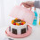 Cake Carrier with Lid & Handle, Fits 8" Cake, Compatible with Refrigerator Storage 3