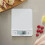 Digital Kitchen Glass Top 11lb Food Scale Silver 6