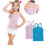 Κορίτσια Camisole2Pack Βαμβακερό, μαλακό και αναπνεύσιμο φανελάκι Cami για κορίτσια, ροζ, 7