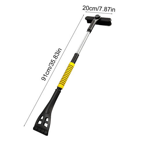 Car Snow Brush with Ice Scraper 3-in-1 2